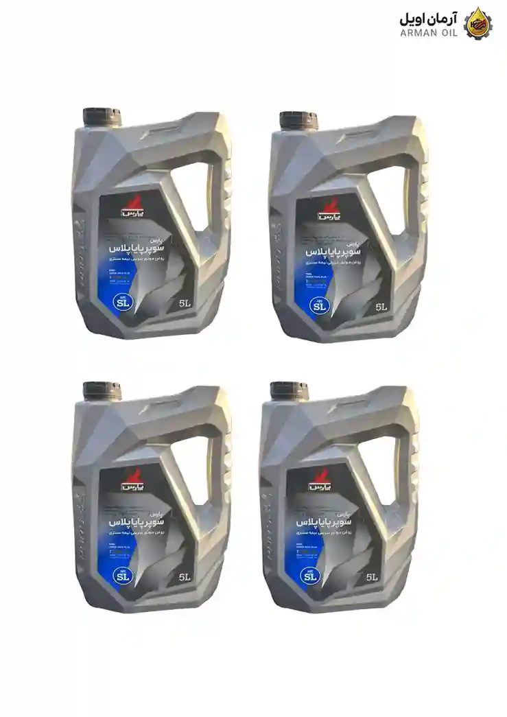 پارس سوپر پایا SL 10W-40 پلاس Renew پنج لیتری – کارتنی 4 عددی